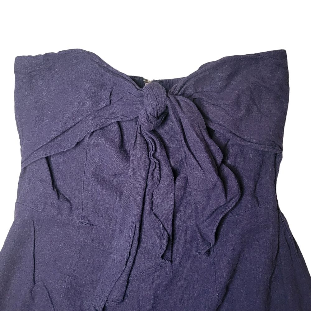 Gypsies and Moondust Linen Blend Romper - Picture 3 of 5